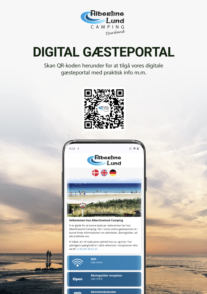 Albertinelund Camping – digital gæsteportal