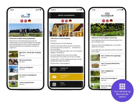 GoVisit WebApp vist på enheder