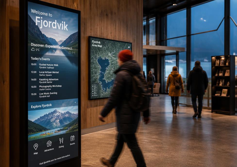 Vis indhold på skærme