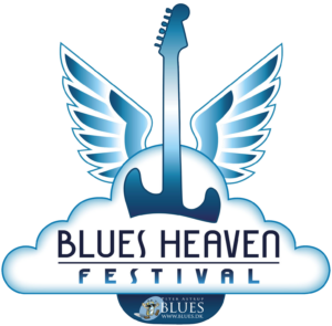 Blues Heaven Festival logo. GoVisit partner, digital gæsteservice